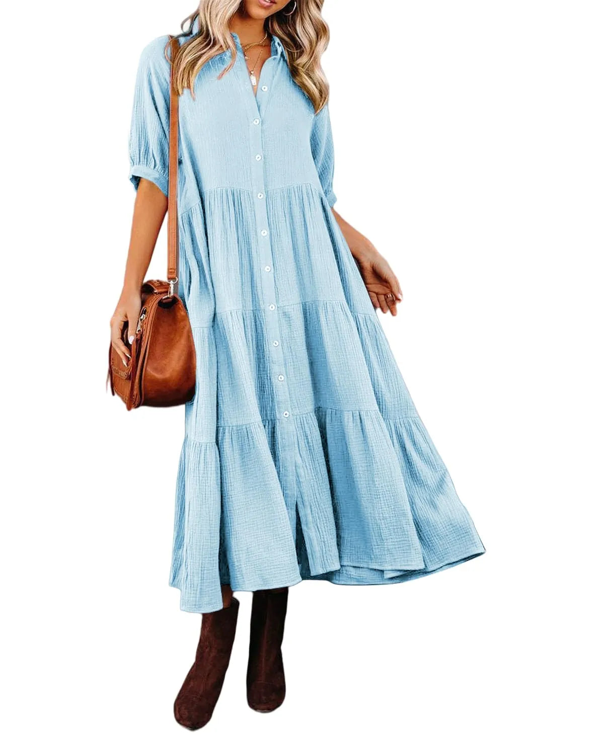 Elavita - Klara - Midi dress with pockets