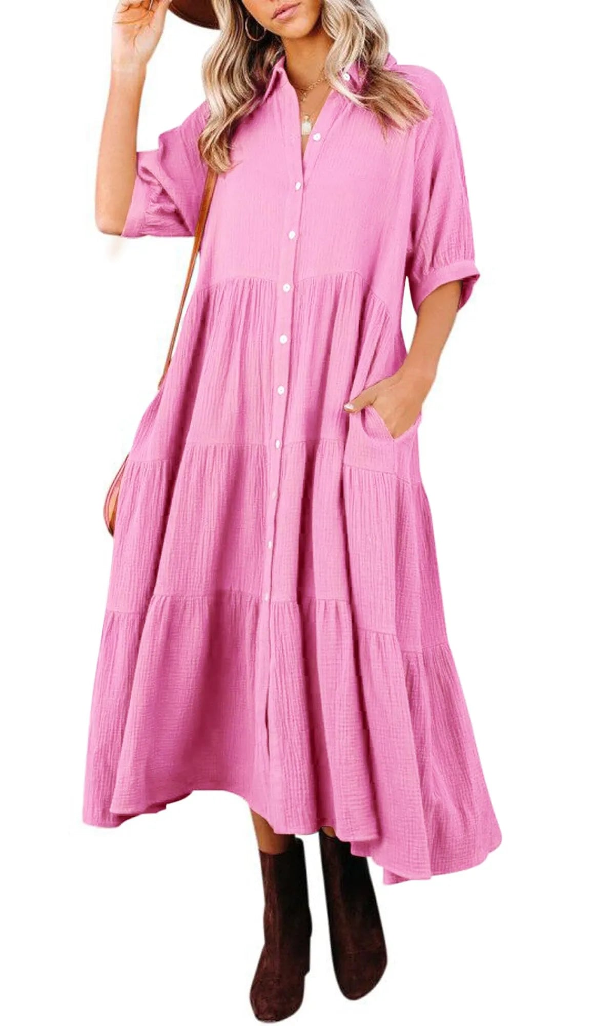 Elavita - Klara - Midi dress with pockets