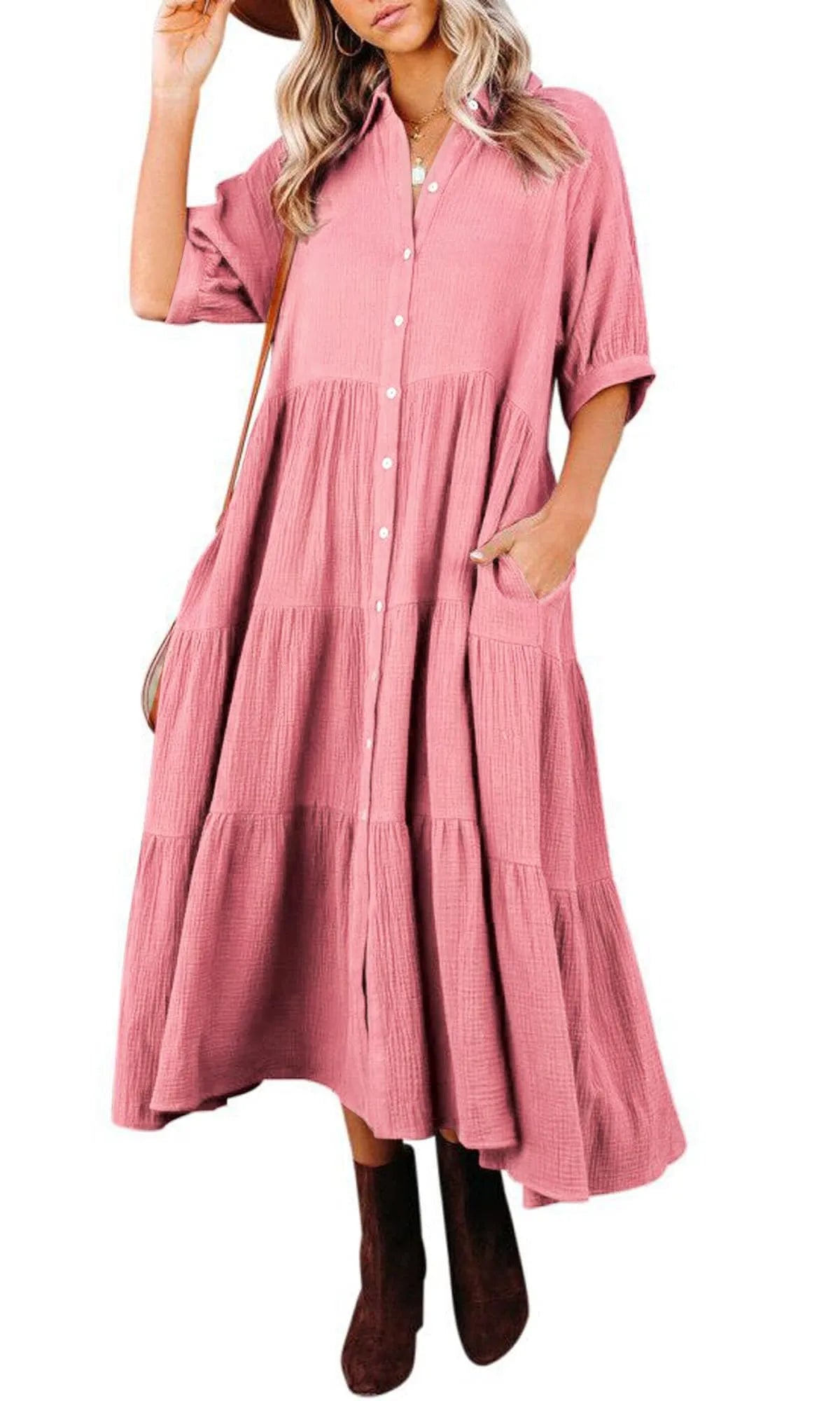 Elavita - Klara - Midi dress with pockets