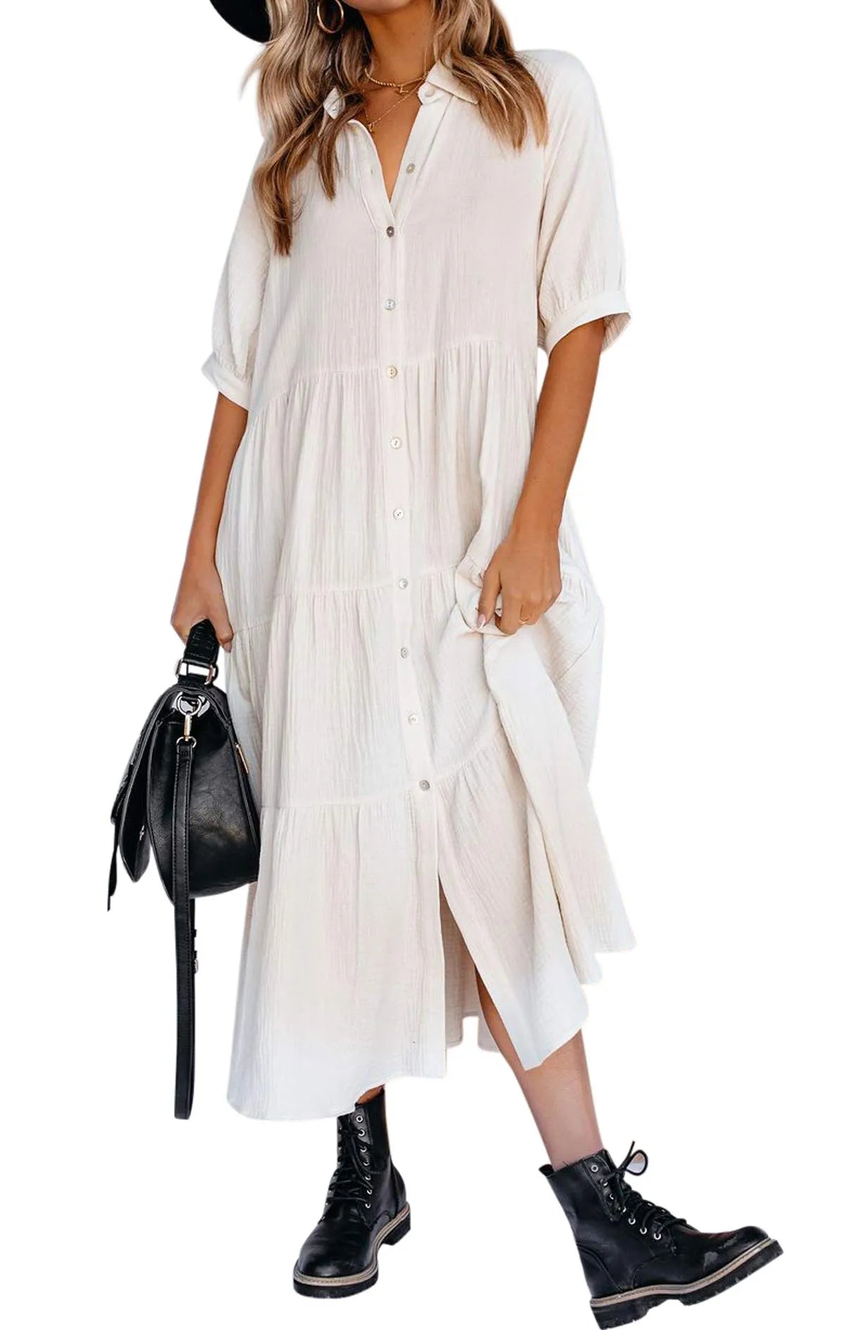 Elavita - Klara - Midi dress with pockets