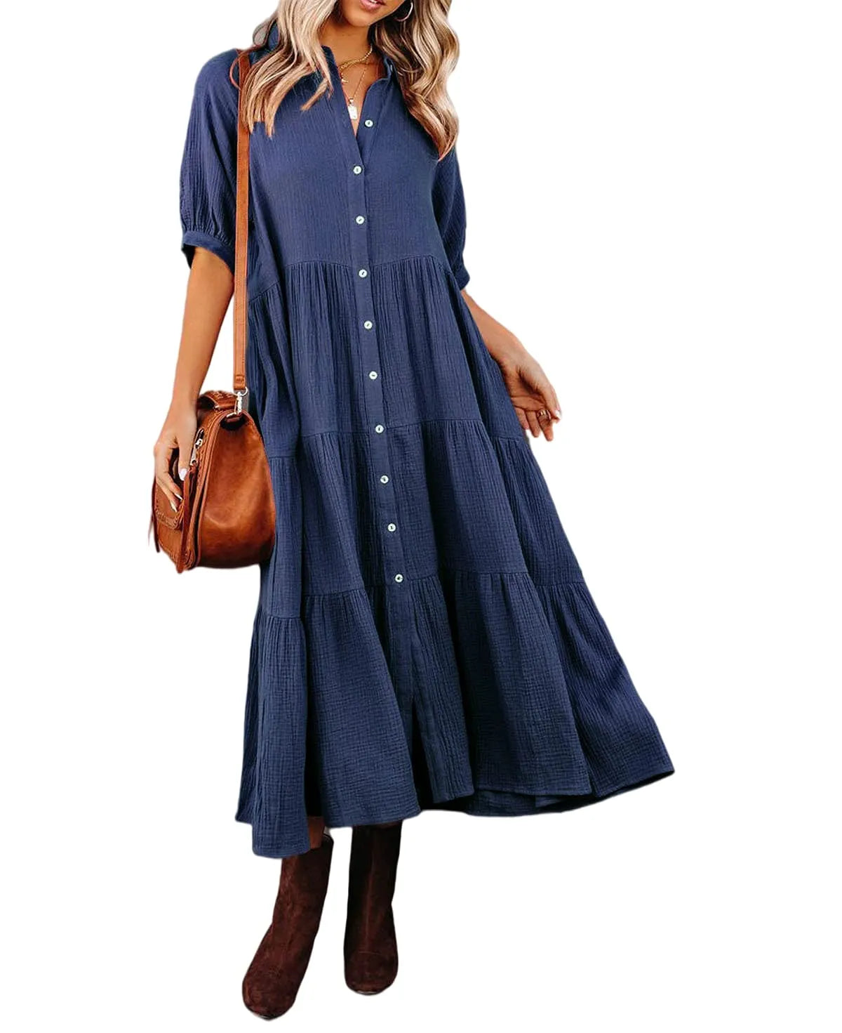 Elavita - Klara - Midi dress with pockets