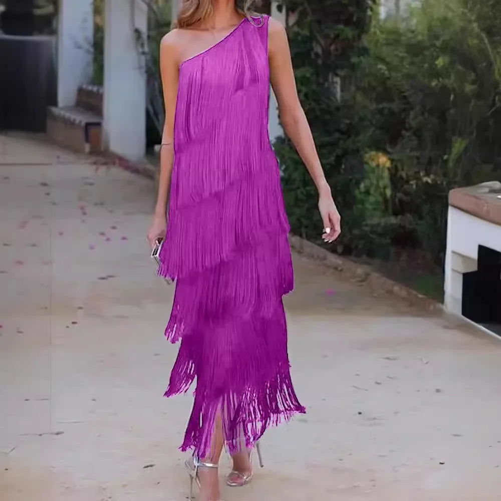 Elavita - Paulina - Eye-catching fringed dress
