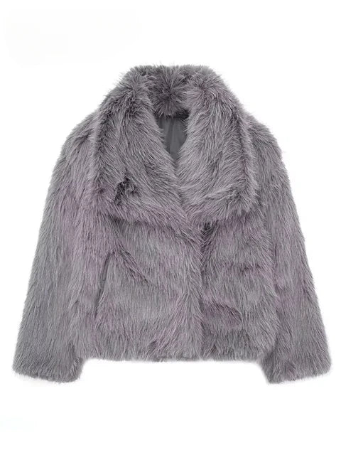 Elavita - Aurora Luxe faux fur coat