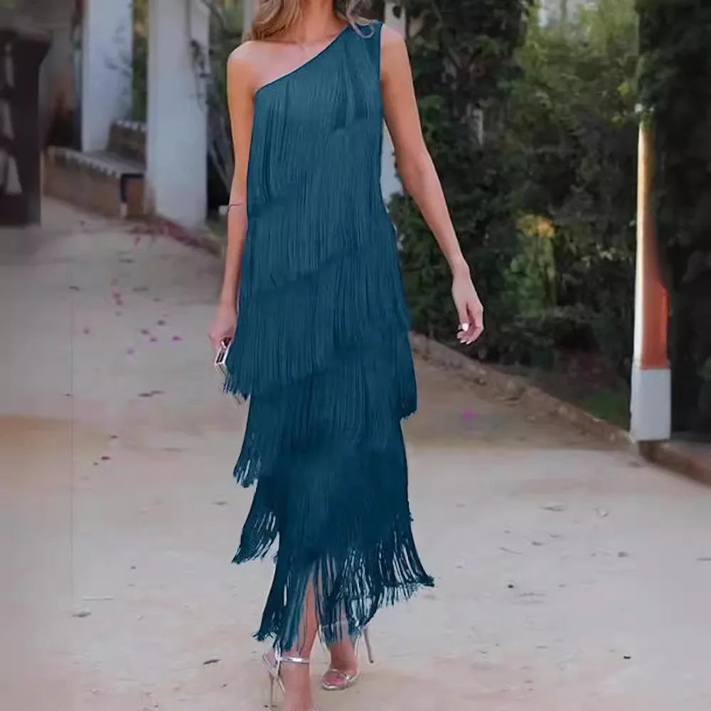 Elavita - Paulina - Eye-catching fringed dress