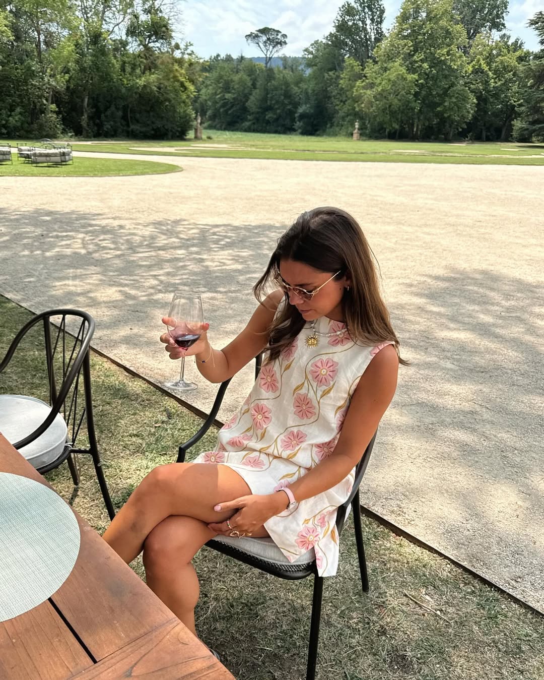 Elavita - Nicole | Sleeveless, short printed dress