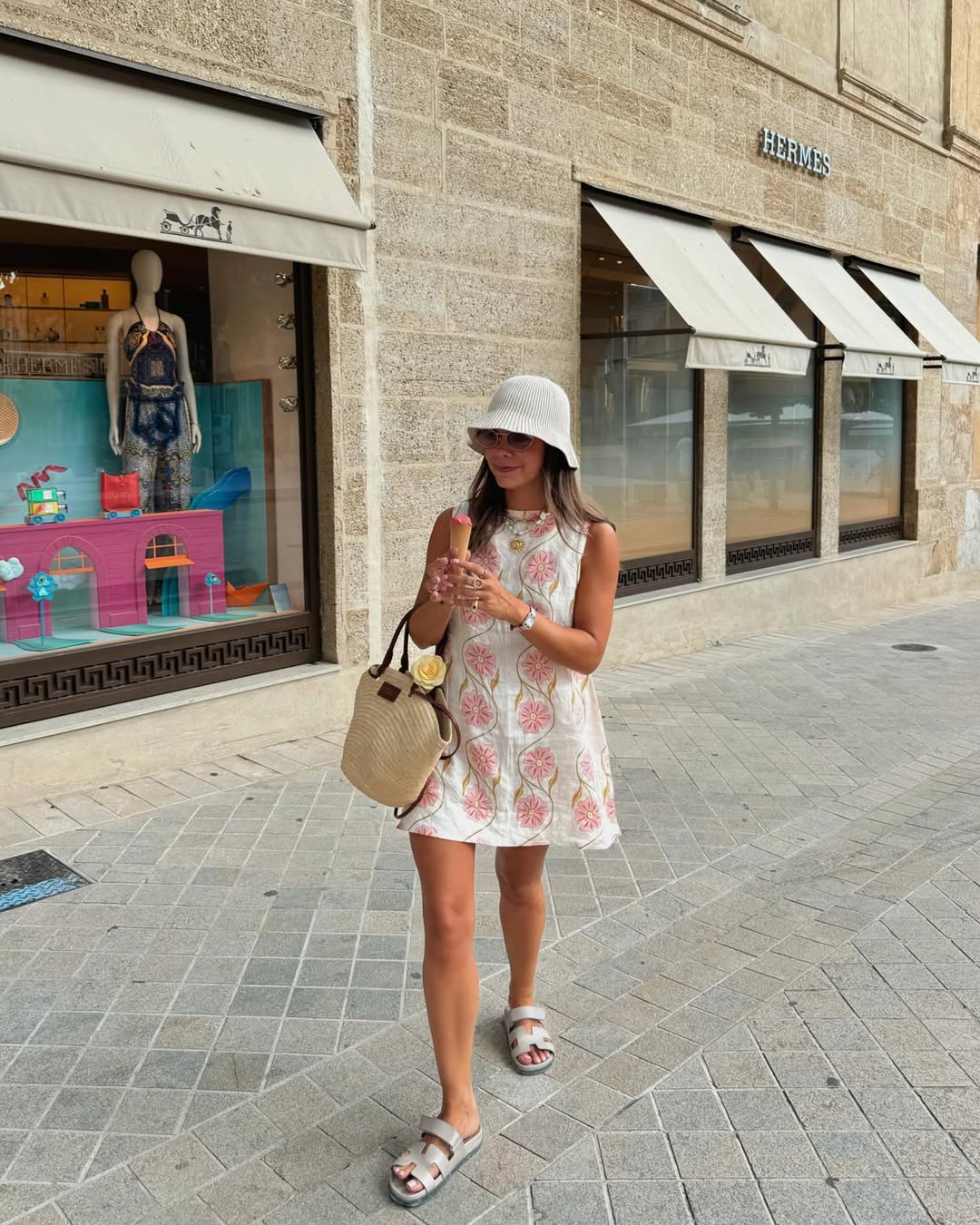 Elavita - Nicole | Sleeveless, short printed dress