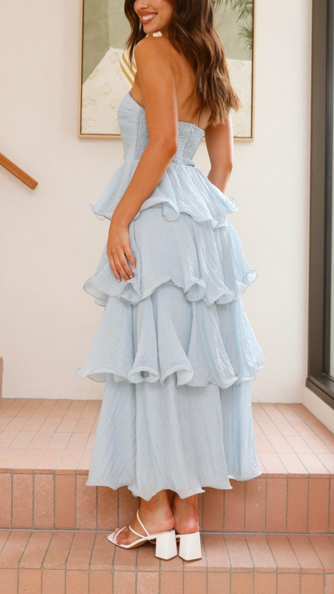 Elavita - Kate - Maxi dress with tiered ruffles