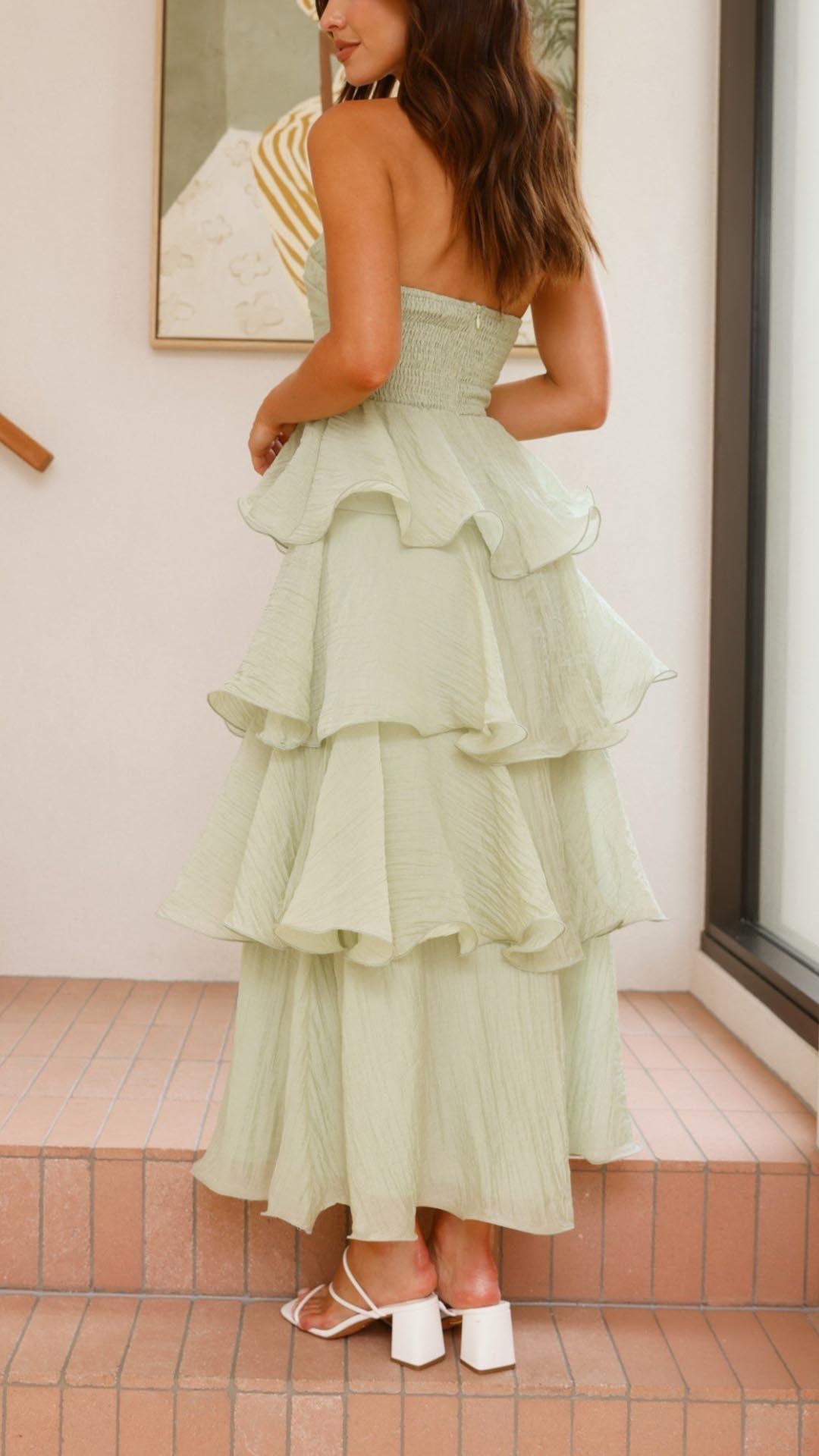 Elavita - Kate - Maxi dress with tiered ruffles