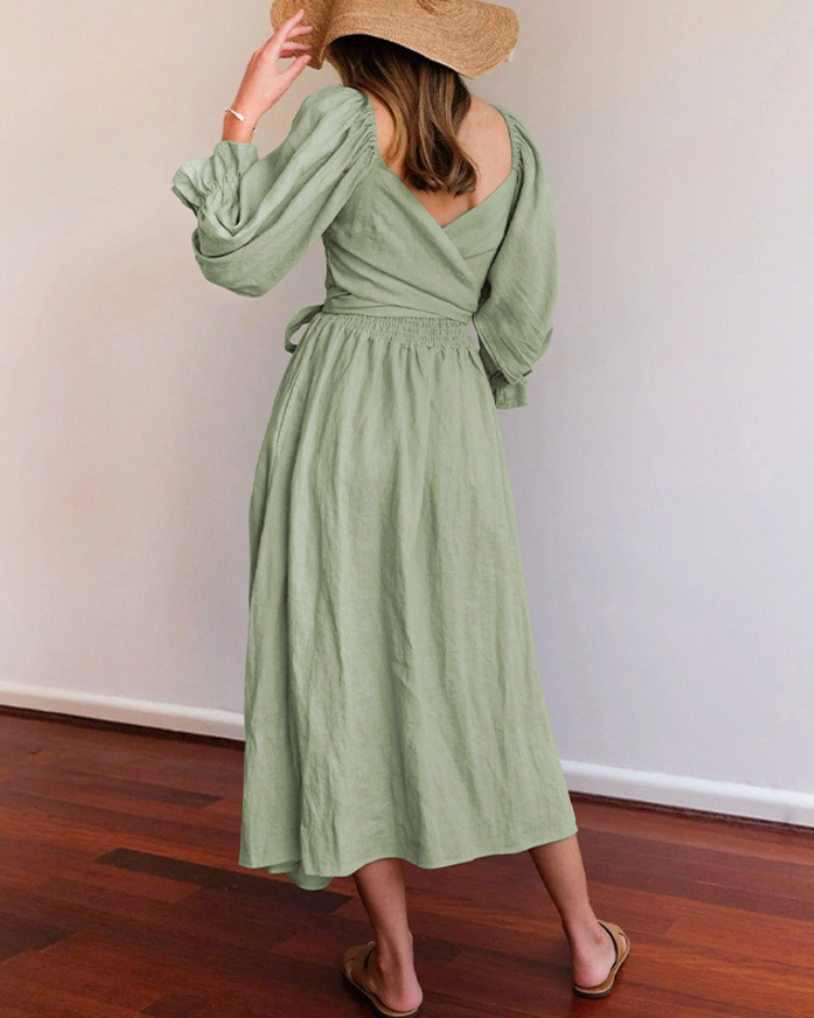 Elavita - OPHELIA - French dress with ruffled sleeves