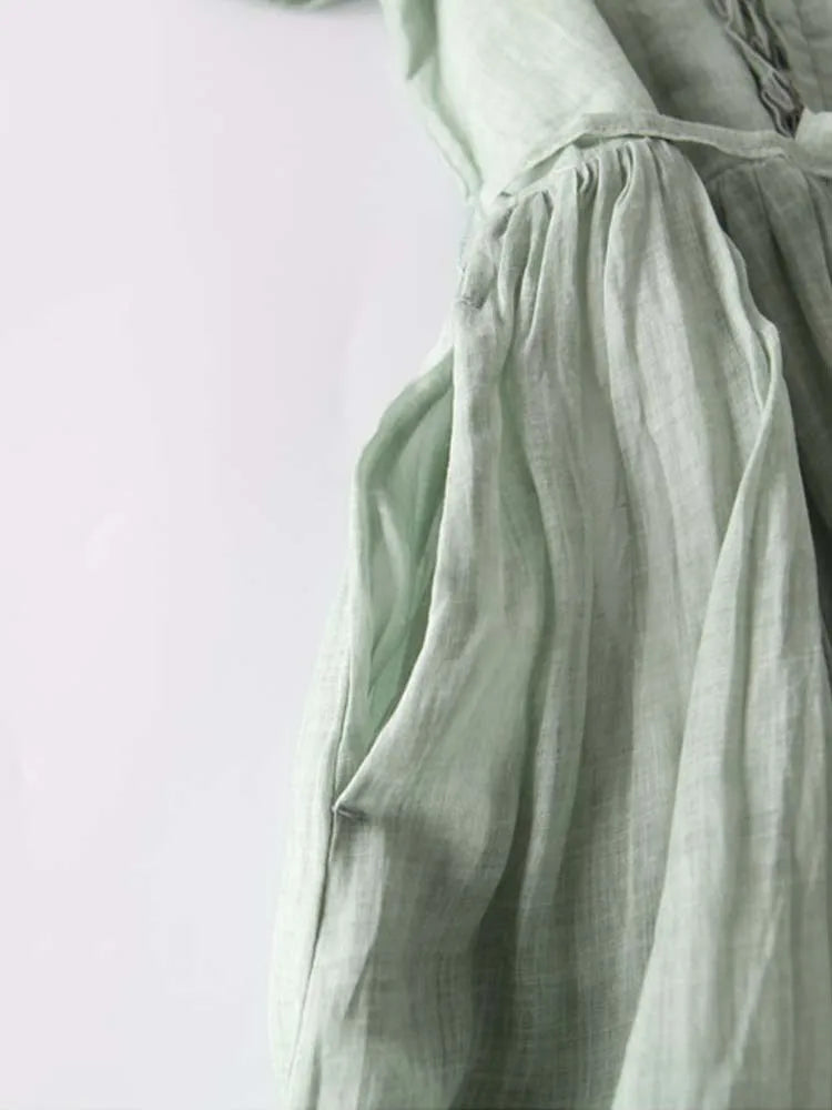 Elavita - MIL0U - STYLISH LINEN DRESS