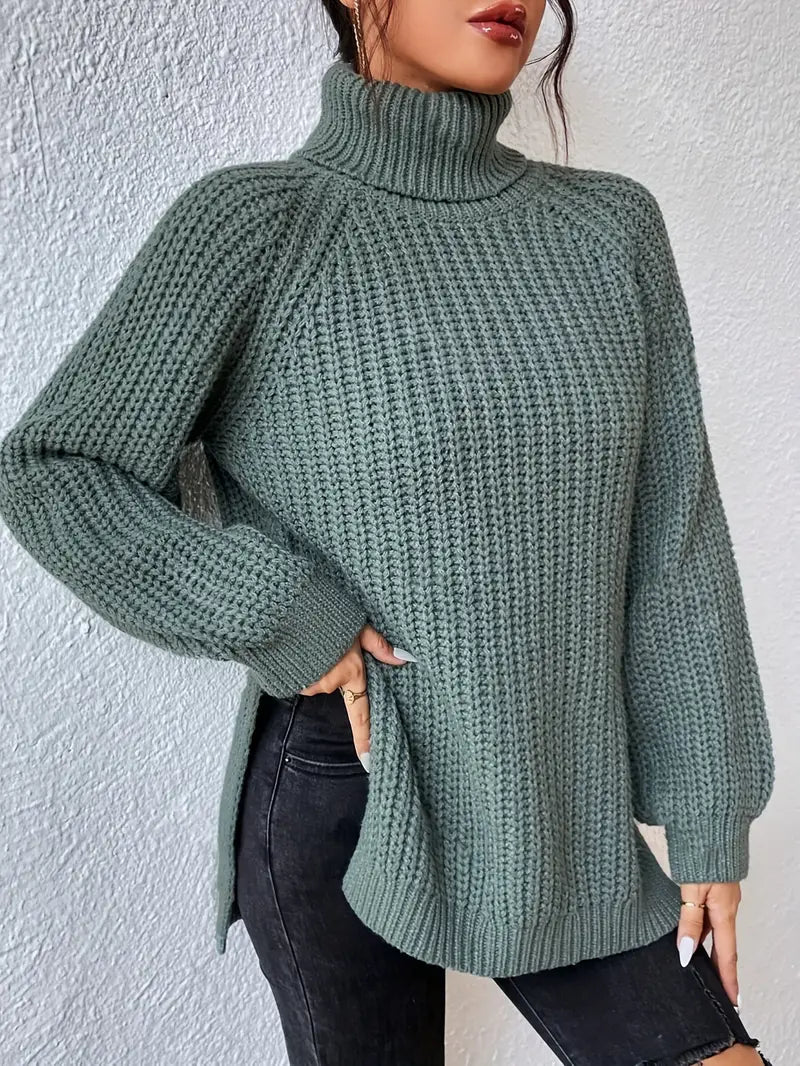 Elavita - Lavender - Couture turtleneck sweater