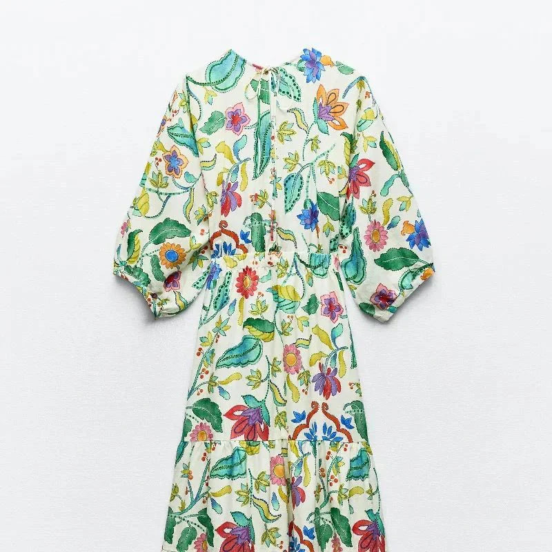 Elavita - Bea - Floral summer maxi dress