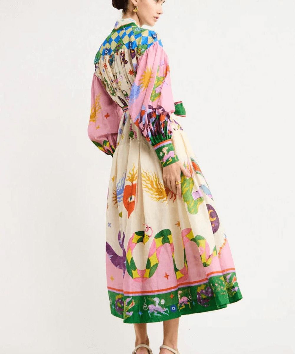 Elavita - Dorthe - Elegant Italian maxi dress.