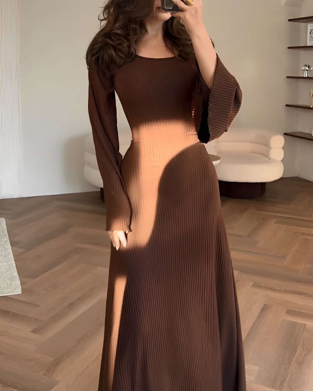 Elavita - Aiah - Elegant knitted maxi dress