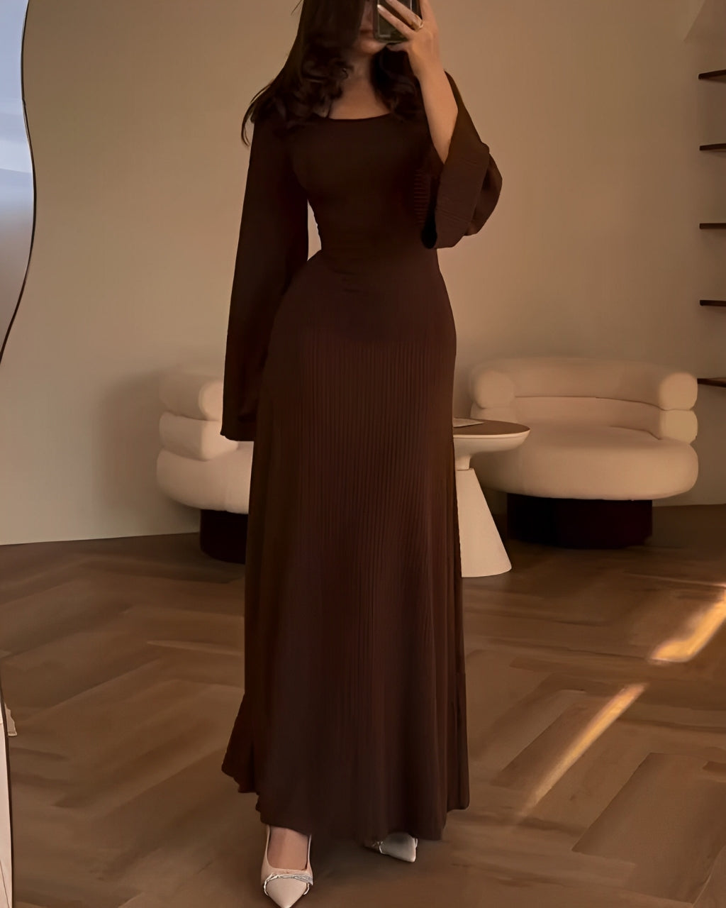 Elavita - Aiah - Elegant knitted maxi dress