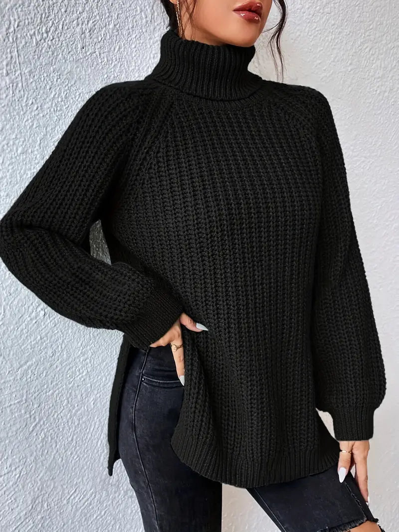 Elavita - Lavender - Couture turtleneck sweater