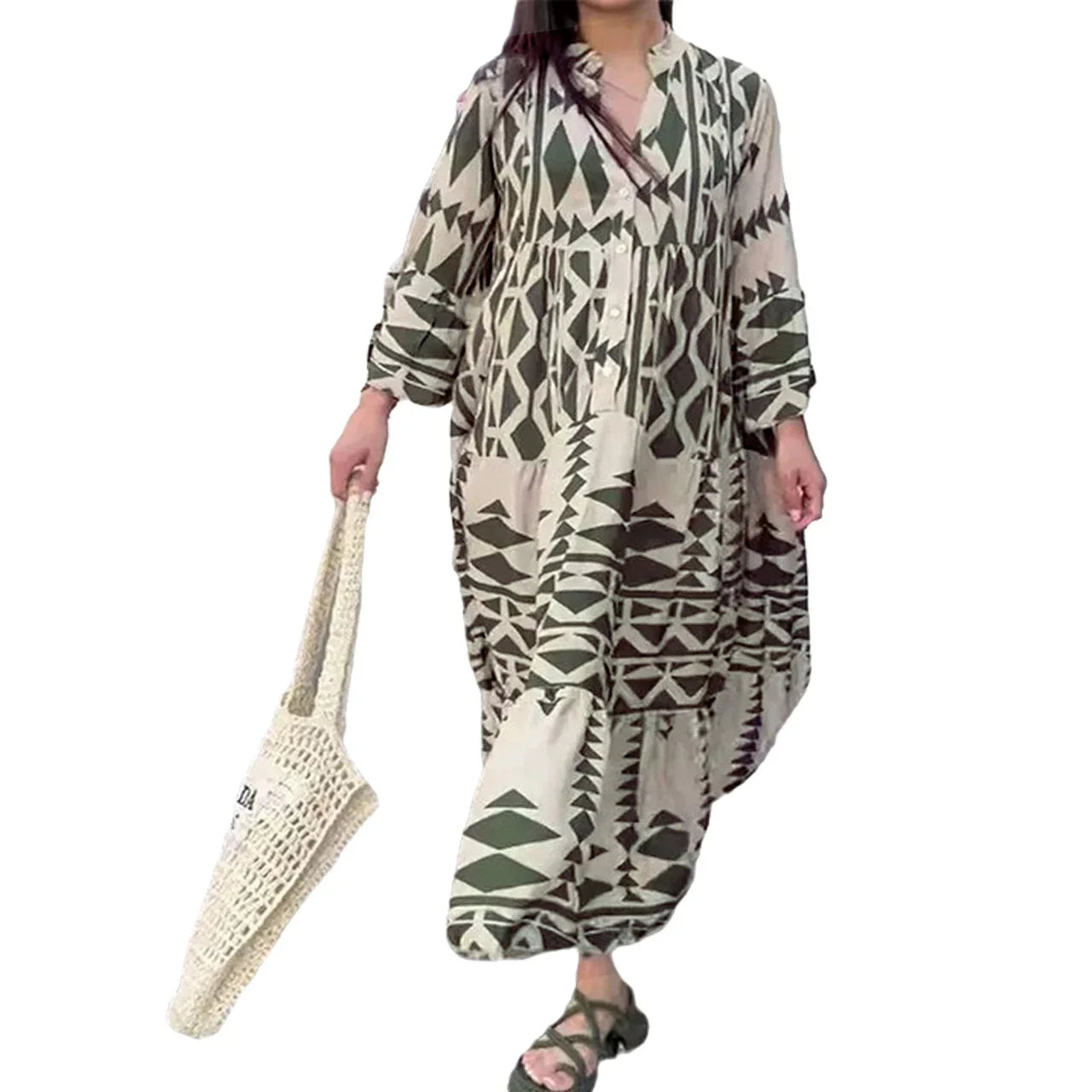 Elavita - Sienna - Elegant casual shirt dress