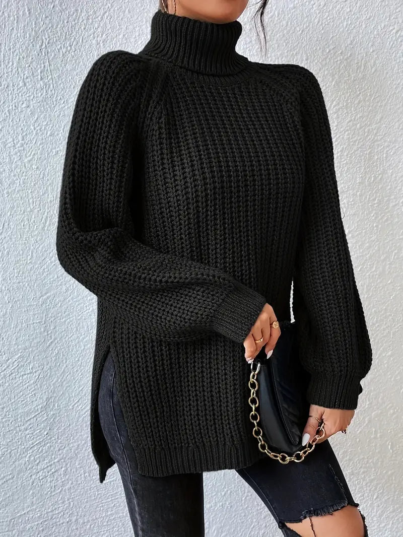Elavita - Lavender - Couture turtleneck sweater