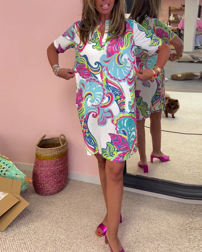 Elavita - Nadia - Printed midi dress
