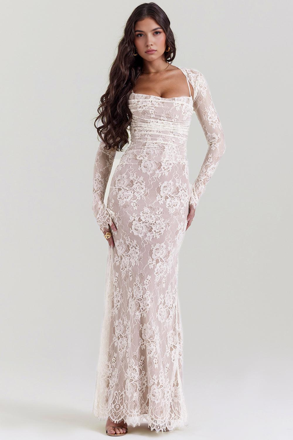 Elavita - CELESTE - Lace Maxi Dress