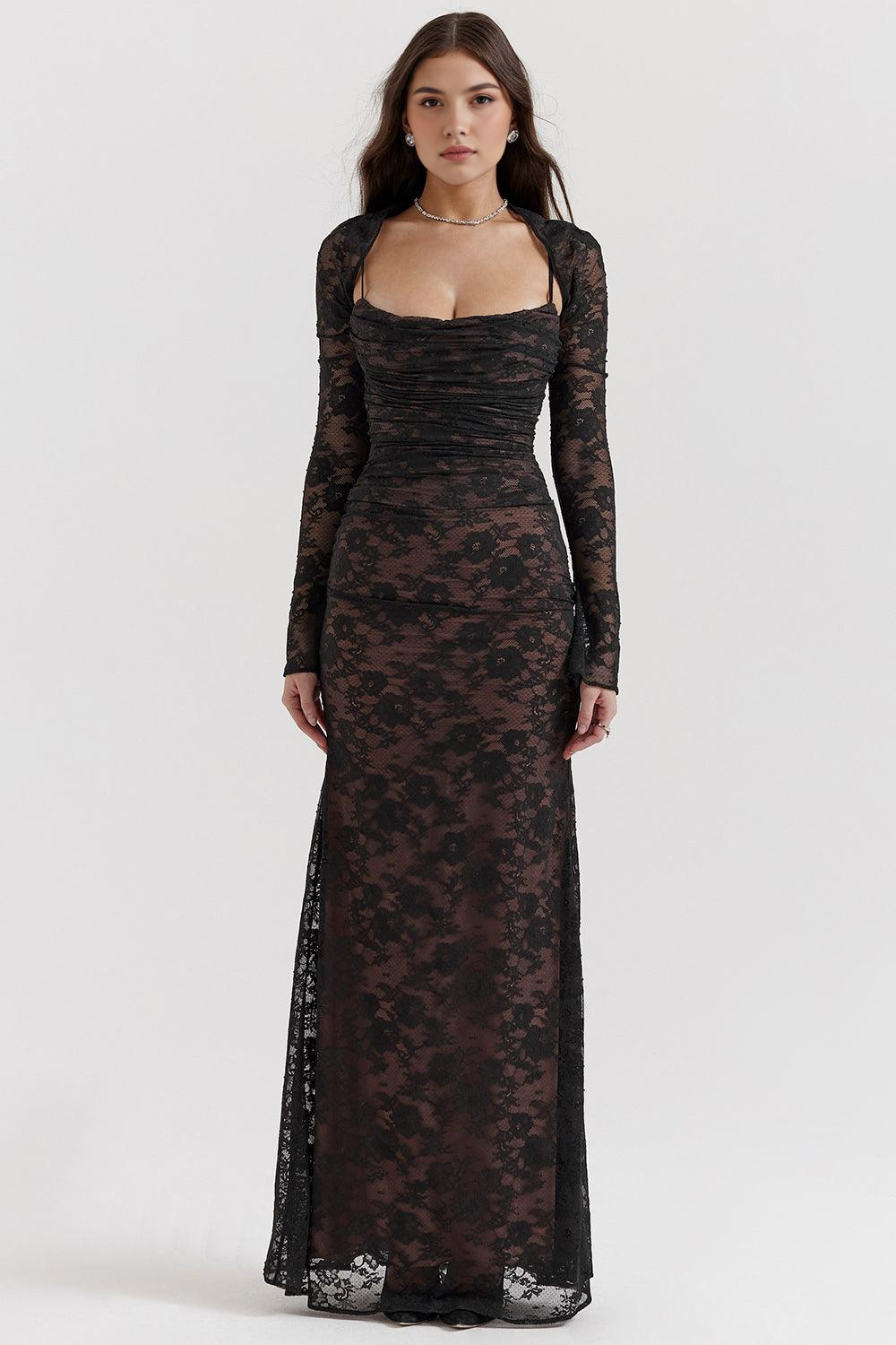 Elavita - CELESTE - Lace Maxi Dress
