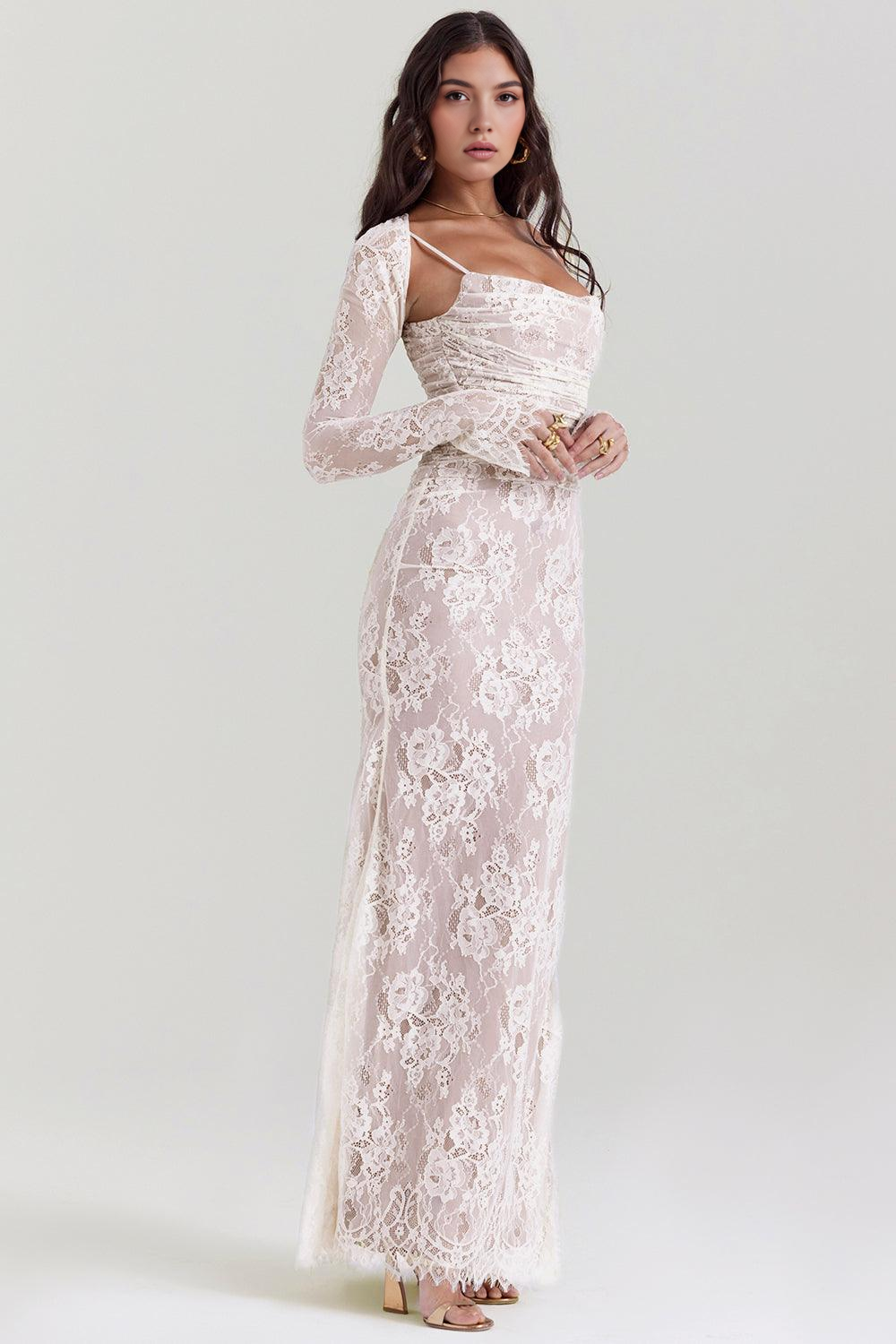 Elavita - CELESTE - Lace Maxi Dress