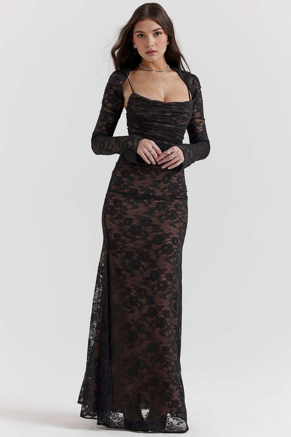 Elavita - CELESTE - Lace Maxi Dress