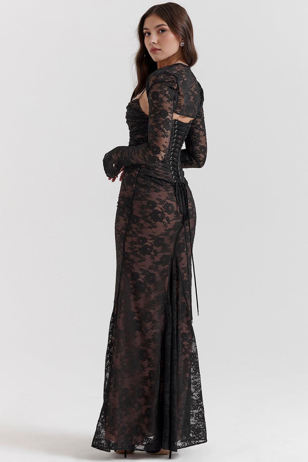 Elavita - CELESTE - Lace Maxi Dress