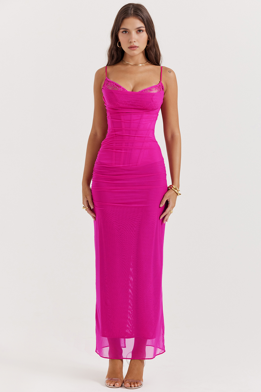 Elavita - AURELIA - Lace Mesh Dress