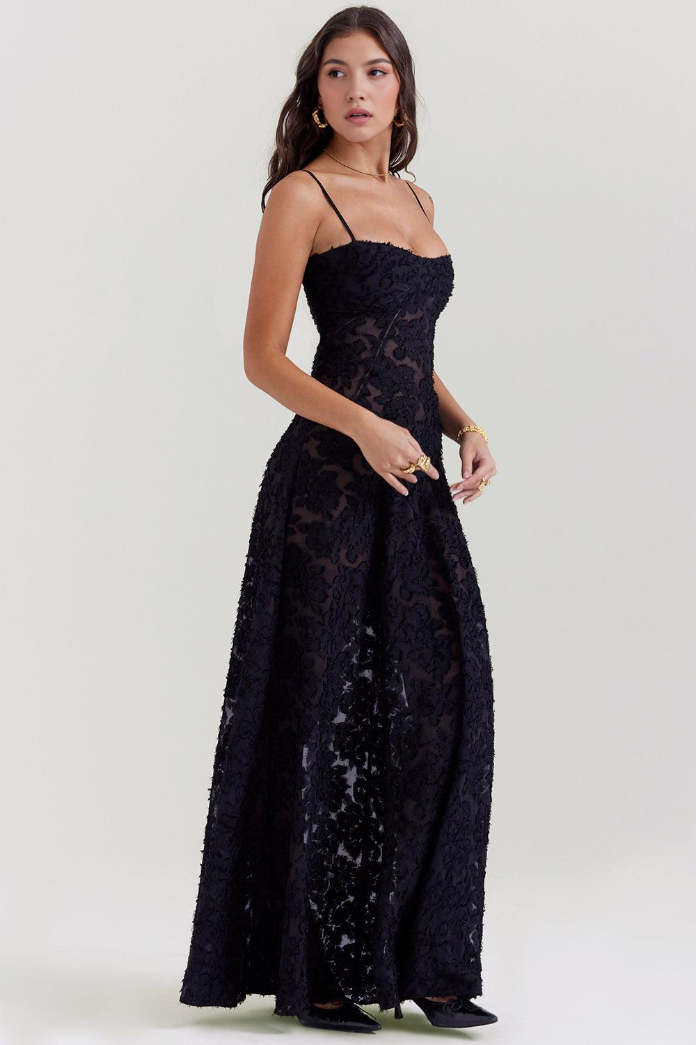 Elavita - NOIR - Seren evening dress