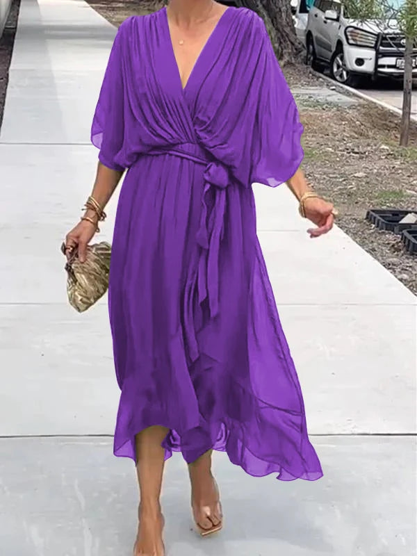 Elavita - Thyra - Elegant V-neck dress