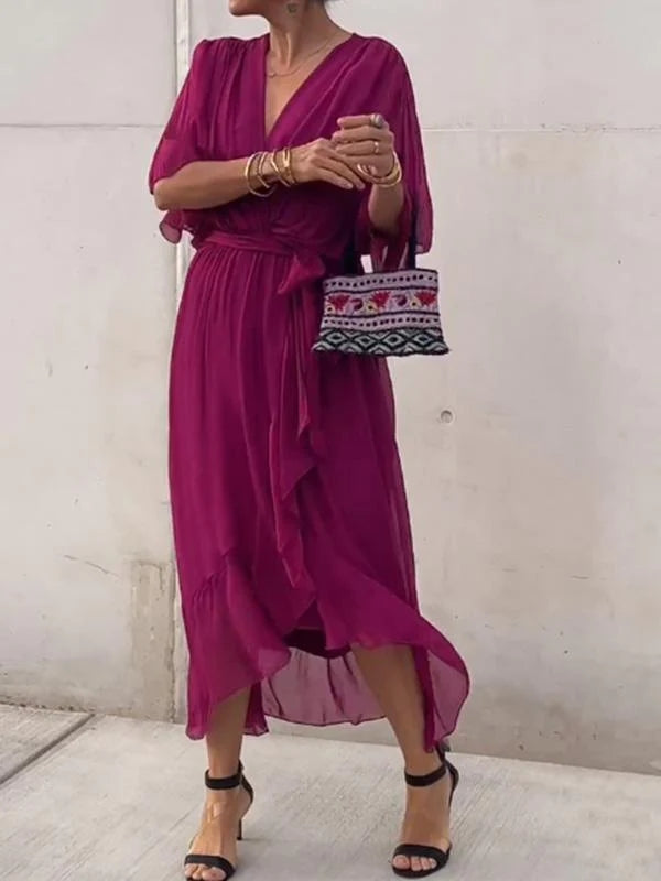 Elavita - Thyra - Elegant V-neck dress