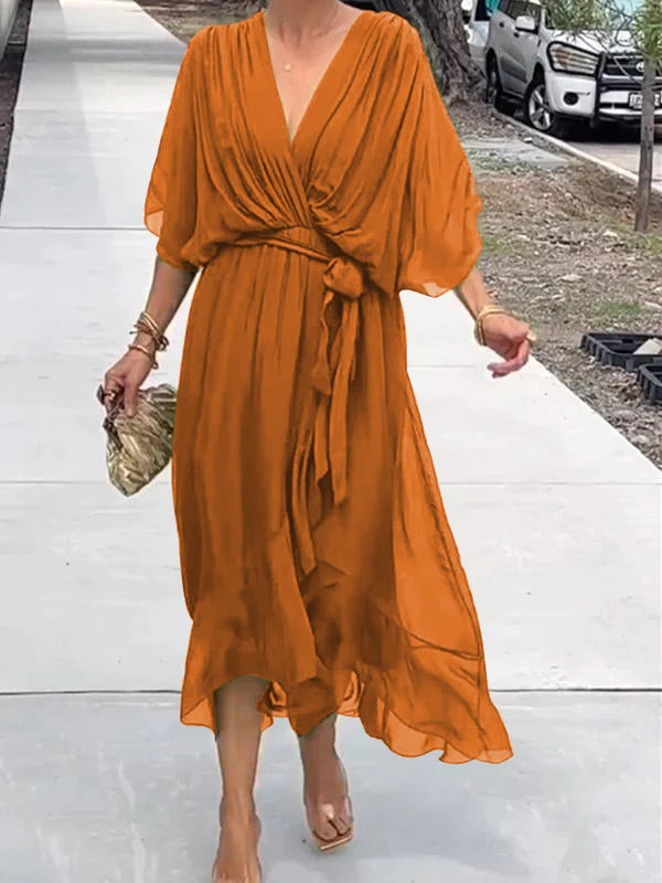 Elavita - Thyra - Elegant V-neck dress