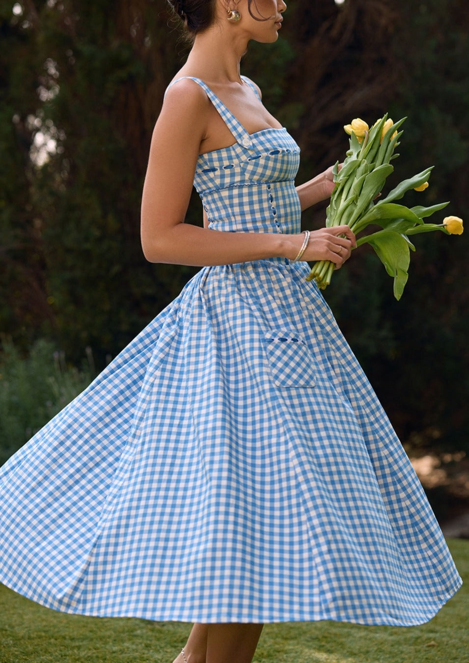 Elavita - Ariana | Sleeveless midi summer dress