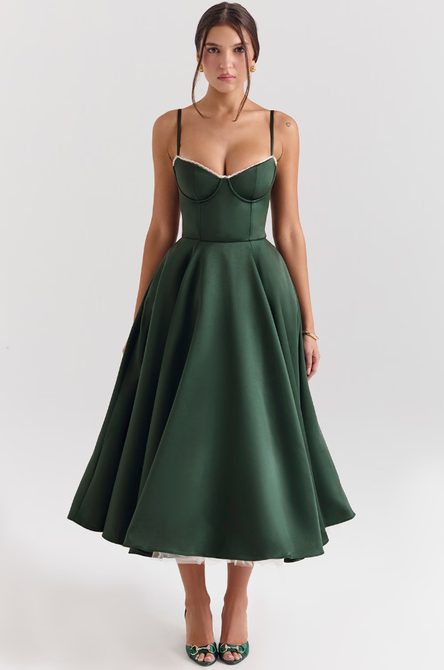 Elavita - Luce - satin midi dress