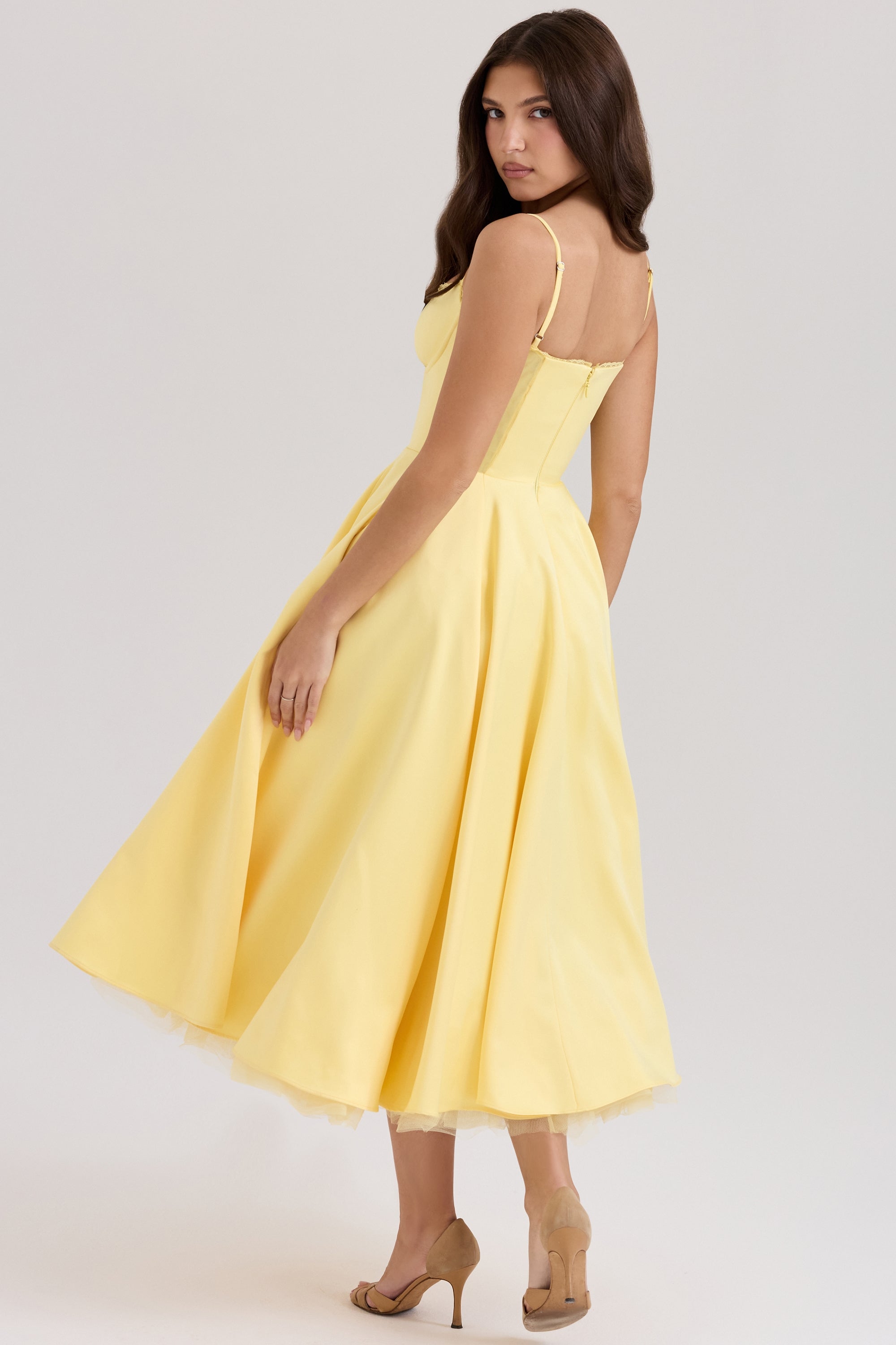 Elavita - Luce - satin midi dress