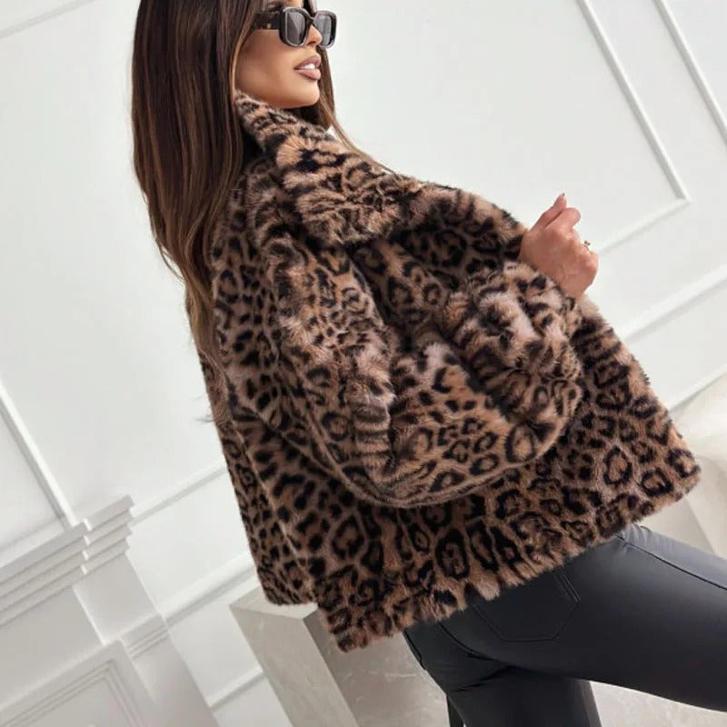 Elavita - Leona - Luxury leopard coat