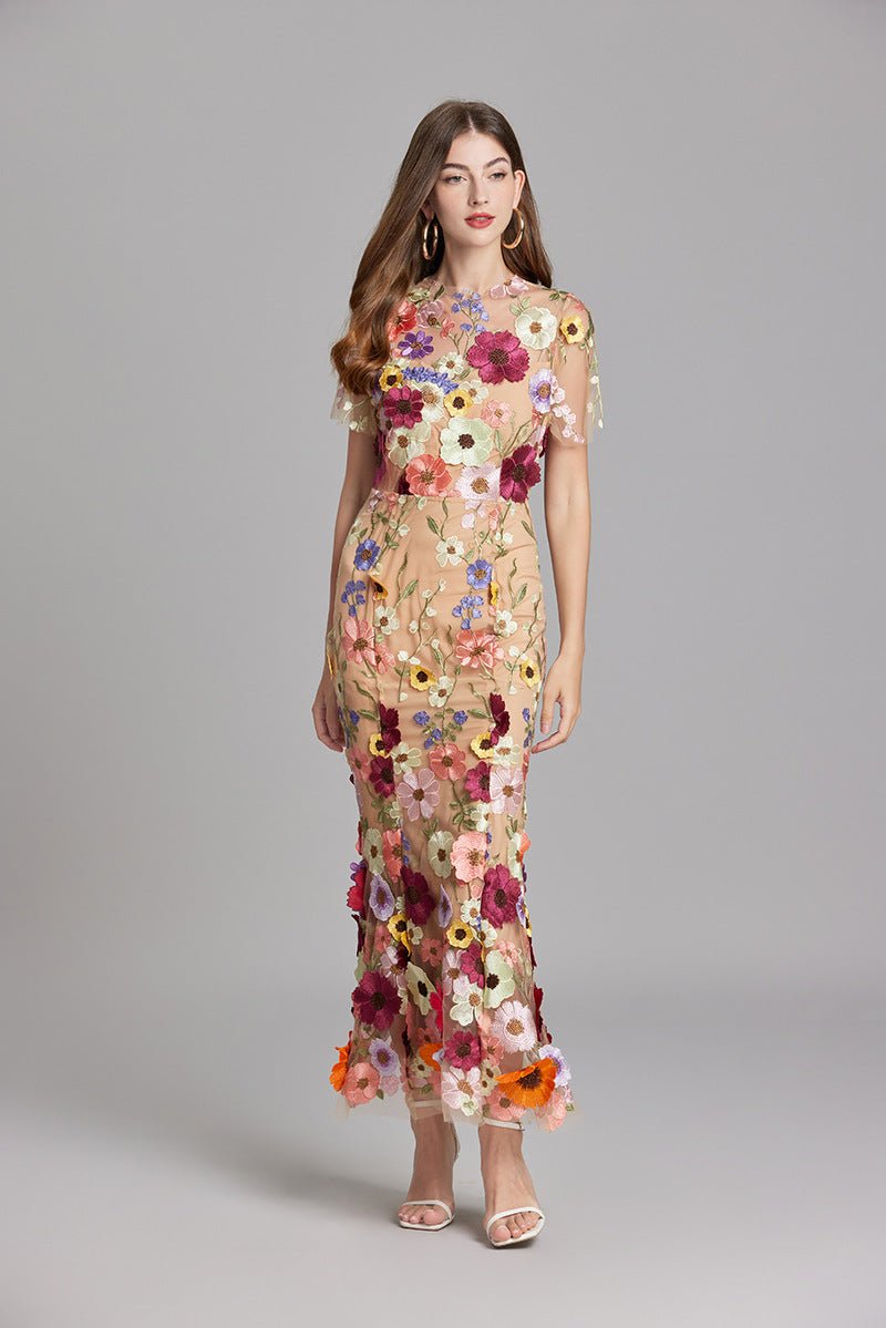 Elavita - Sophia - Elegant floral midi dress