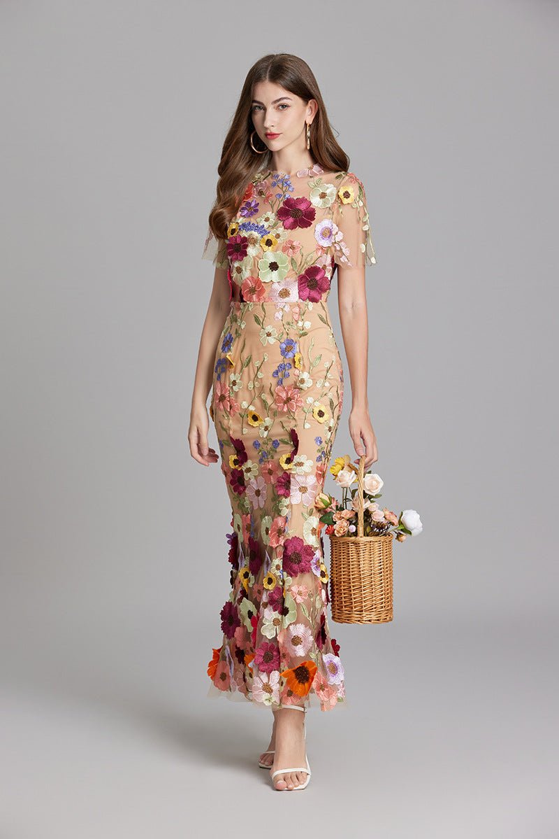 Elavita - Sophia - Elegant floral midi dress