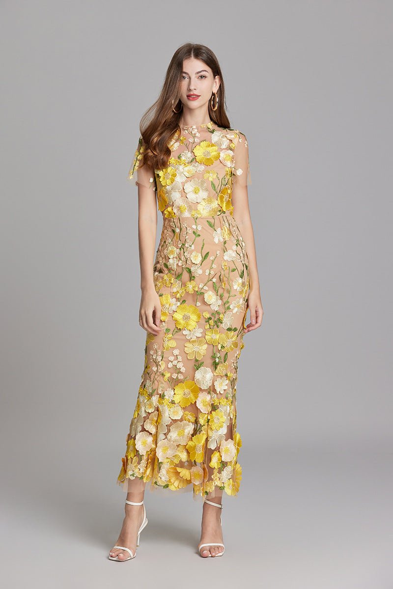 Elavita - Sophia - Elegant floral midi dress