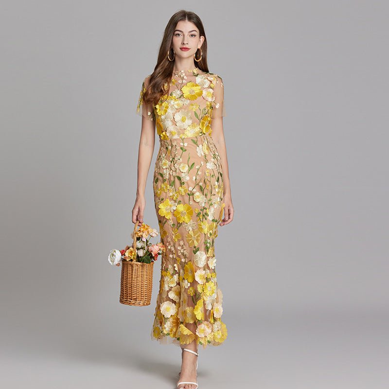 Elavita - Sophia - Elegant floral midi dress