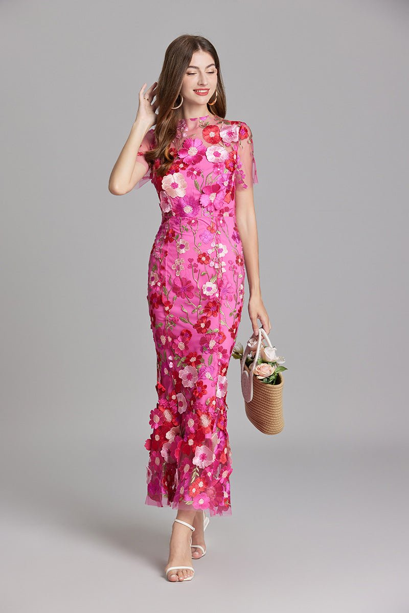 Elavita - Sophia - Elegant floral midi dress