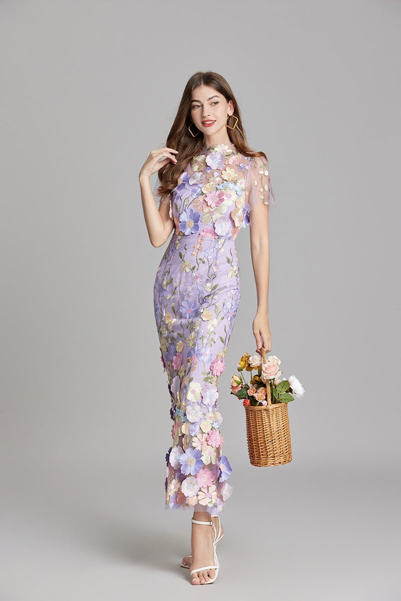Elavita - Sophia - Elegant floral midi dress