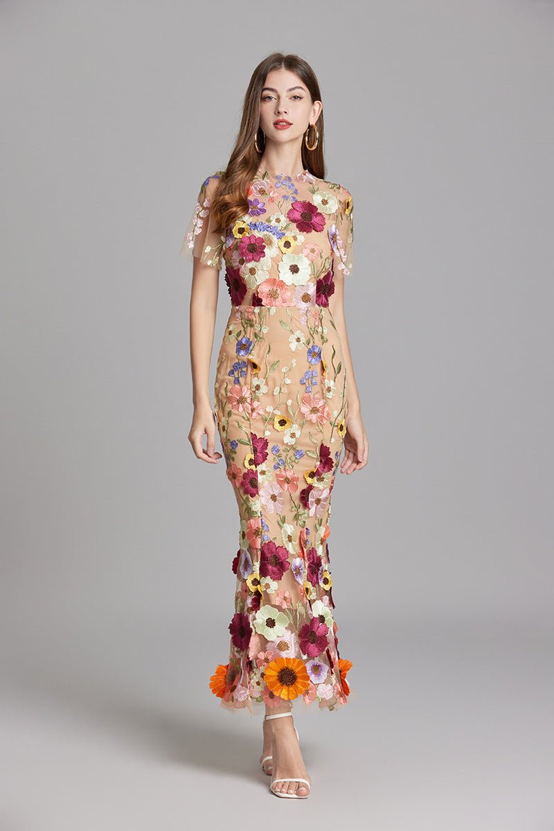Elavita - Sophia - Elegant floral midi dress