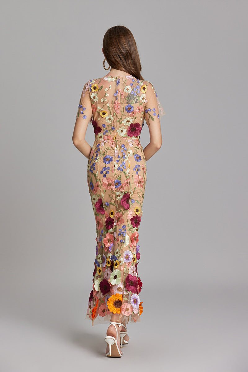 Elavita - Sophia - Elegant floral midi dress