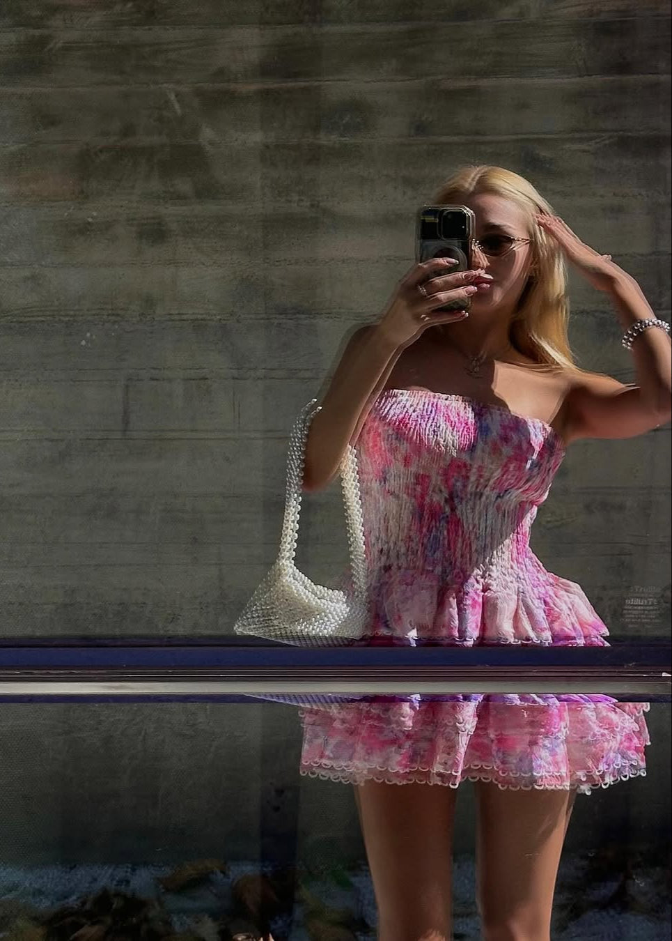 Elavita - Cecilia | Strapless floral dress