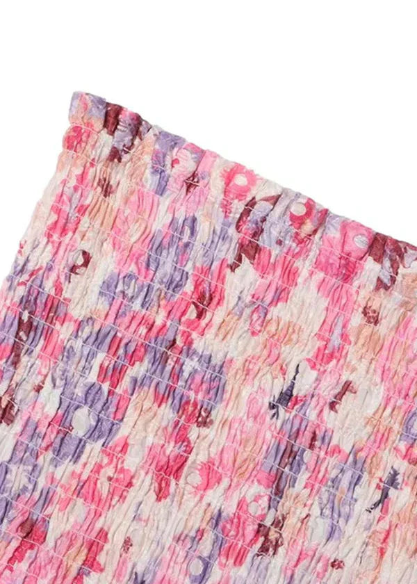 Elavita - Cecilia | Strapless floral dress
