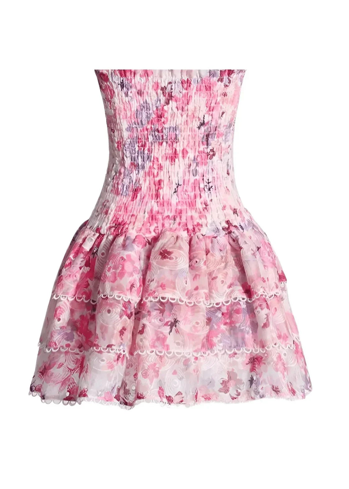 Elavita - Cecilia | Strapless floral dress