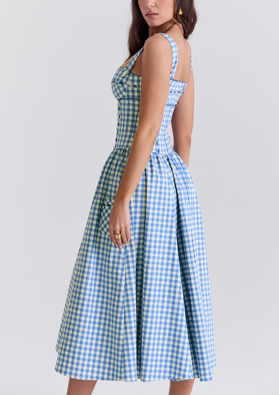 Elavita - Ariana | Sleeveless midi summer dress