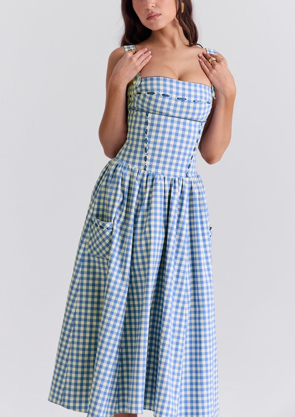 Elavita - Ariana | Sleeveless midi summer dress